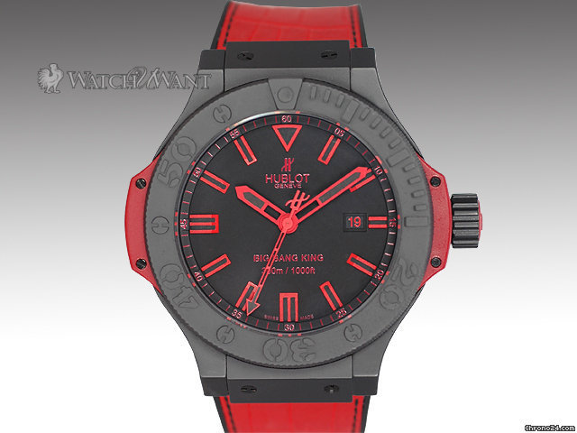 Hublot Big Bang King Red Bang - 48mm Black Ceramic & Red Accents - All Black & Red Special Edition 500 Pieces - Ref. 322.CI.1130.GR.ABR10 - Boxes/Papers & As-New WATCHES 2