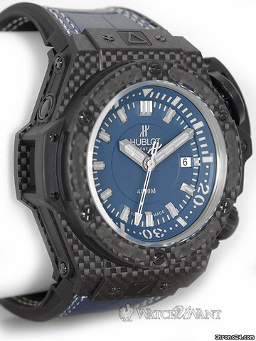 replica Hublot Big Bang King 48mm Oceanographique 4000m Carbon Diver - Blue Denim Special Edition - Vendome Geneve Collection - 731.QX.5190.GR - Brand New & Just Released WATCHES 1 