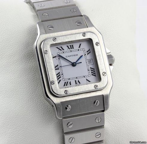 Cartier Santos Edelstahl WATCHES 2