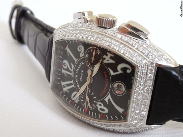replica Franck Muller King Conquistador 8005 CC Custom set diamonds WATCHES 1 