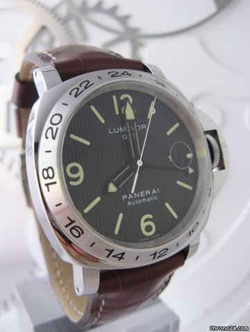 Panerai Luminor Marina GMT Pam 29 M "Tuxedo" WATCHES 2