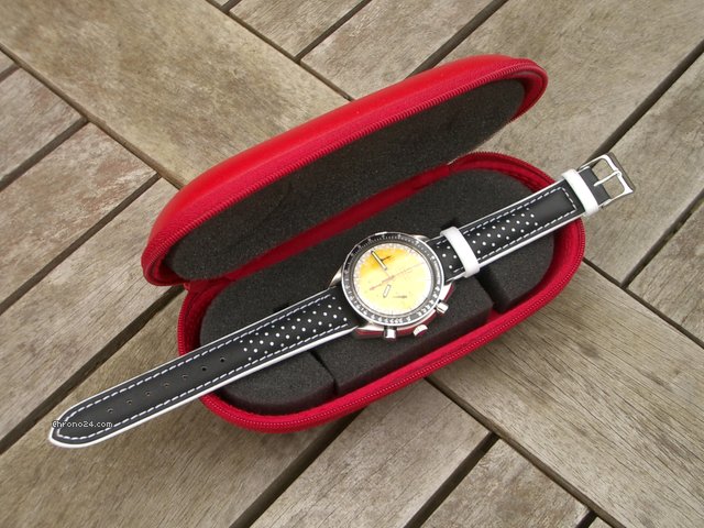 Omega Speedmaster Automatic Chronograph Schumacher Yellow WATCHES 2