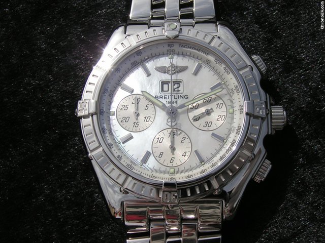 Breitling Crosswind Special MOP 750/18K WG WATCHES 2