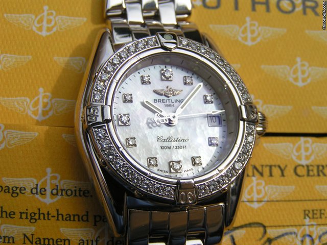 Breitling Callistino Perlmutt ZB MOP WG 750/18K WATCHES 2