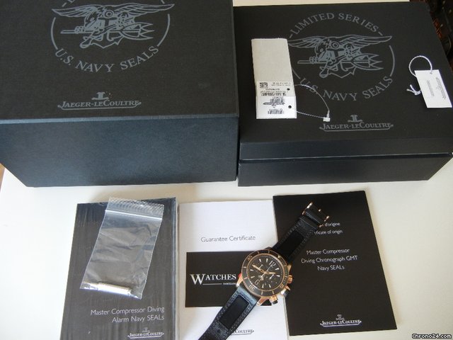 replica Jaeger-LeCoultre MASTER COMPRESSOR GMT DIVING CHRONO NAVY SEALs LIMITED SERIE WATCHES 1