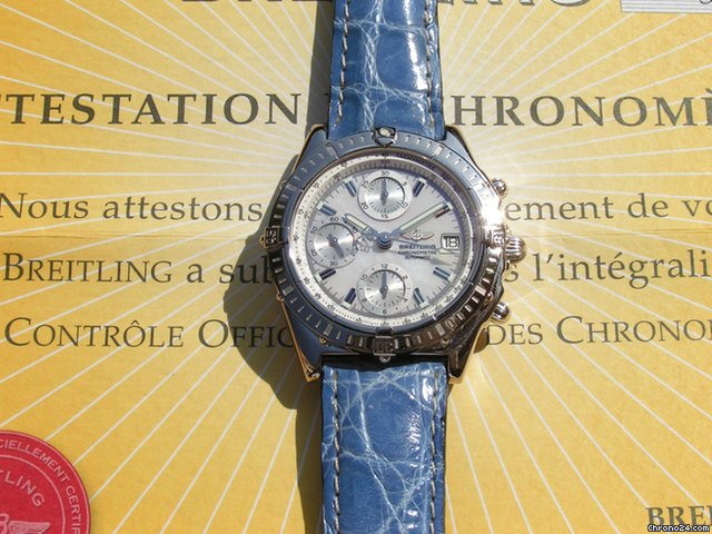 Breitling Chronomat GT Perlmutt ZB MOP WG 750/18K Weissgold WATCHES 2