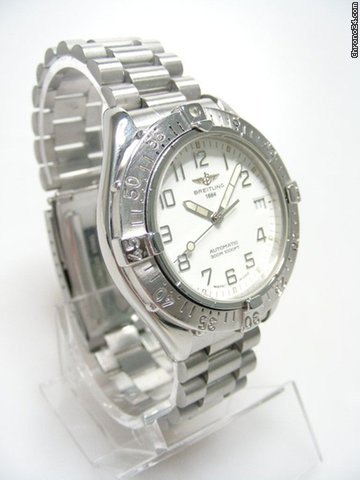 replica Breitling Colt plongee 300M full steel/completacier cadran blanc white dial WATCHES 1