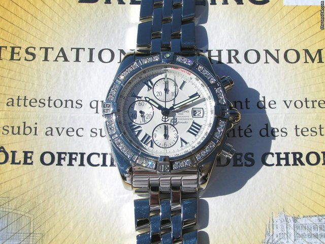 Breitling Chronomat Evolution weisses Zifferblatt WATCHES 2