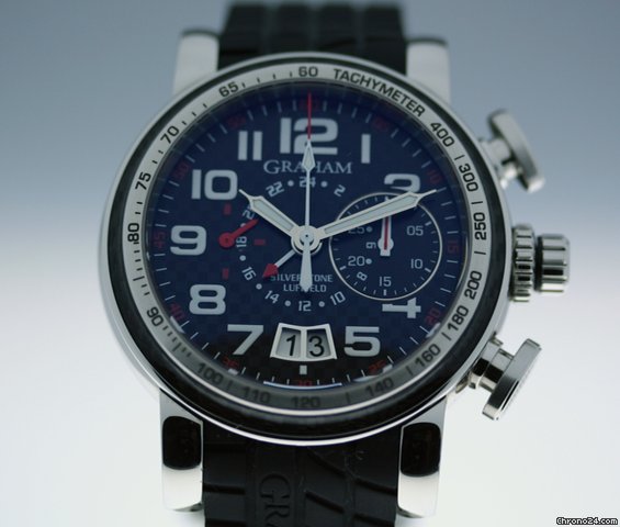 replica Graham Silverstone Luffield flyback gmt chrono WATCHES 1