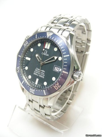 Omega Seamaster Professional plongee 300m diver full steel/complet acier cadran bleu dial WATCHES 2