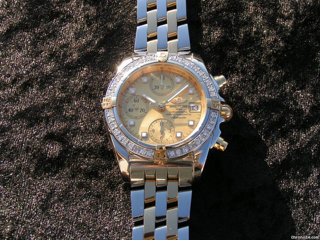 Breitling Chrono Cockpit mit Brillantl¨¹nette WATCHES 2