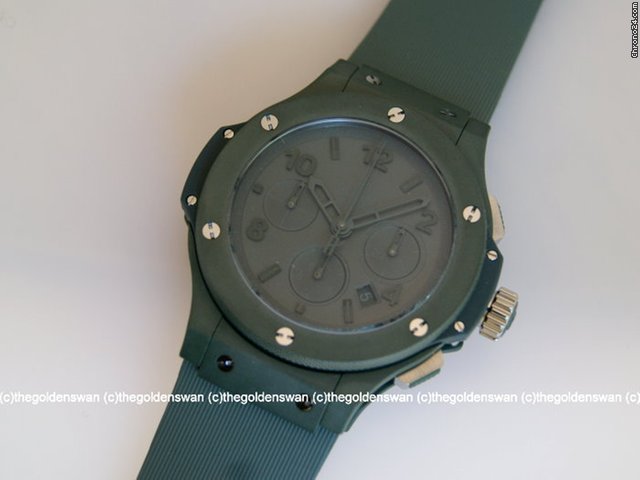 replica Hublot Big Bang Chronograph All GREEN Ceramic EU Watch WATCHES 1