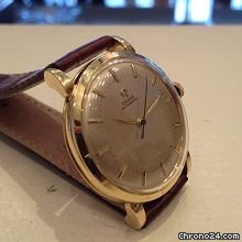 Omega vintage 1947 auto bumper 18k yellow gold mint condition WATCHES 2