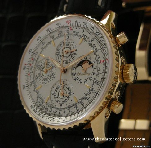 Breitling Very Rare Navitimer Montbrillant Pink Gold Perpetual Calendar Limited Edition 31/100 pieces Full Set WATCHES 2