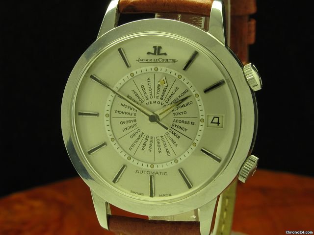 replica Jaeger-LeCoultre Memovox Edelstahl Worldtimer Hammerautomatic Herrenuhr WATCHES 1
