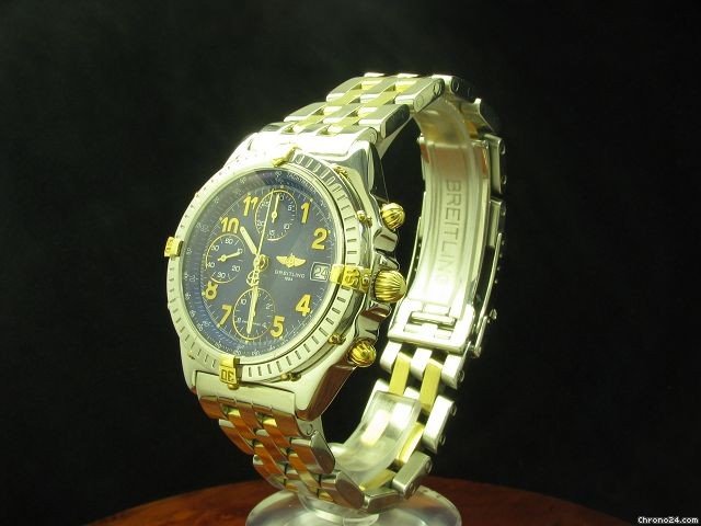Breitling Chronomat 18kt Gold Stahl Herren Chronograph WATCHES 2