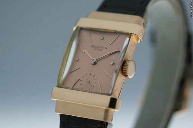 replica Patek Philippe Rose Gold rose dial Top Hat WATCHES 1