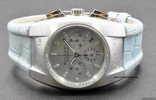 Bulgari S/S MOP Diamond Dial Ergon B&P EG35SCH WATCHES 2