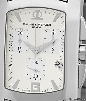 Baume & Mercier Gent's Stainless Steel & Hampton Classic Chronograph WATCHES 2