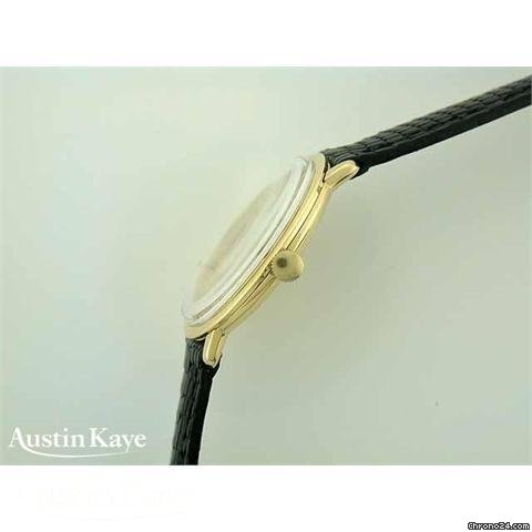 Movado Sillhouette 18ct gold automatic on strap WATCHES 2