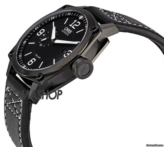 Oris BC4 Small Seconds Date Black Dial Automatic Mens Watch 643-7617-4764LS WATCHES 2