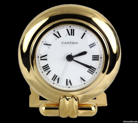 Cartier Travel Desk Clock with Alarm WATCHES 2