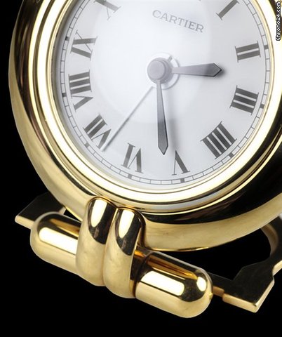 replica Cartier Travel Desk Clock with Alarm WATCHES 1