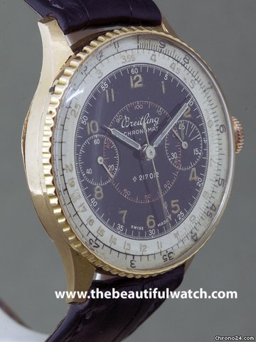 replica Breitling CHRONOMAT ROSE GOLD FROM 1945 WATCHES 1