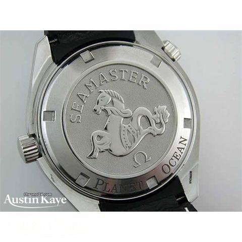 replica Omega Seamaster Planet Ocean steel co-axial automatic on rubber strap WATCHES 1 