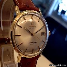 Omega vintage seamaster deville gold cape auto WATCHES 2