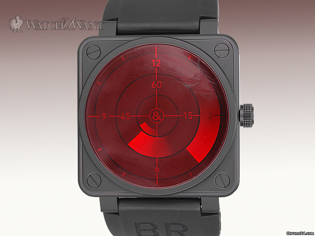 Bell & Ross BR01-92 RED Radar -Special Limited Edition 999 Pieces - 46mm PVD-Coated Stainless Steel - Newest RED RADAR Just Released WATCHES 2