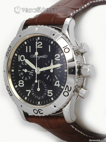 replica Breguet Type XX Aeronavale Fly-Back Chronograph - Ref 3800ST-92-9W6 - 39mm Stainless Steel WATCHES 1