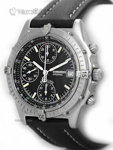Breitling Windrider Chronomat Chronograph - 38mm Stainless Steel - Bombardier FlexJet Special Edition 200 Pieces - Ref A13050 - Boxes/Papers 100% Complete WATCHES 2