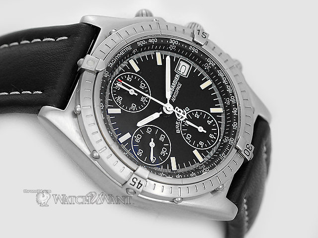 replica Breitling Windrider Chronomat Chronograph - 38mm Stainless Steel - Bombardier FlexJet Special Edition 200 Pieces - Ref A13050 - Boxes/Papers 100% Complete WATCHES 1