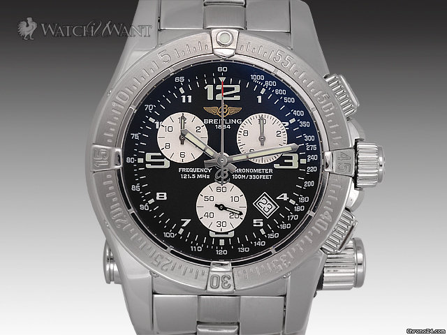 Breitling Emergency Mission Quartz Chronograph - A73321 - 45mm Stainless Steel - Box/Papers 100% Complete & As-New WATCHES 2