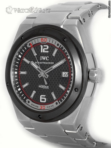 replica IWC Schaffhausen Ingenieur Automatic - Ref 3234 - 44mm Stainless Steel & Ceramic Bezel - Boxes/Papers 100% Complete & As-New WATCHES 1