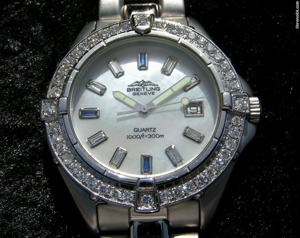 replica Breitling COLT QUARZ BRILLANTENL¨šNETTE MOP DIAL WATCHES 1