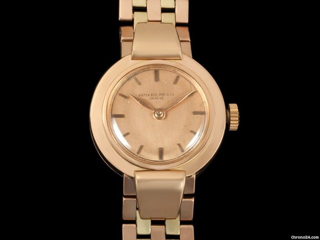 Patek Philippe 1940's PATEK PHILIPPE Mens Midsize Art Deco Watch - 18K ROSE WATCHES 2