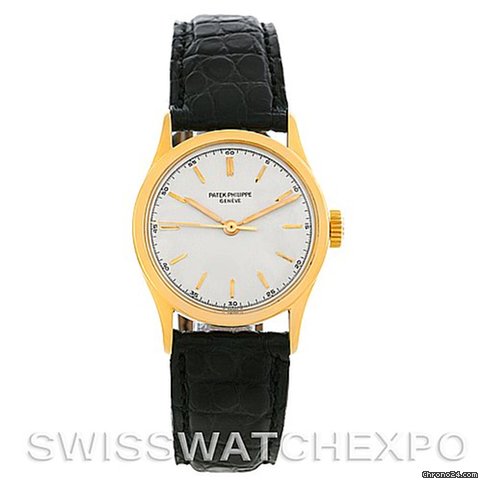 Patek Philippe Calatrava Vintage 18k Yellow Gold 2457 Watch WATCHES 2