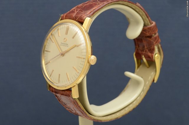 replica Omega Solo Tempo 18K Yellow Gold WATCHES 1