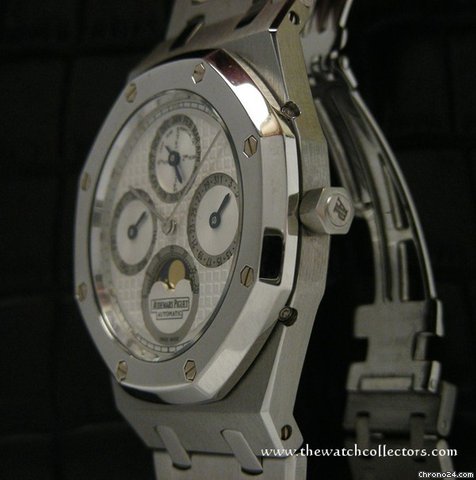 replica Audemars Piguet Royal Oak Perpetual Calendar Steel / Platina "Ref.25820SP.00.0944SP.03 Full Set 2006 , serviced 2010 WATCHES 1