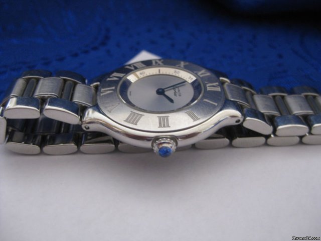 replica Cartier Must de Cartier 21 in Stahl mit Stahlband Sehr selten WATCHES 1