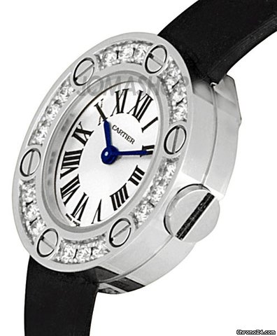 Cartier Love 18k White Gold Diamond Ladies Watch WE800331 WATCHES 2