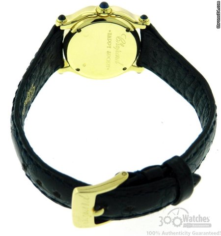 replica Chopard Happy Sport 27/6149-23 18K Yellow Gold Diamond Quartz Watch WATCHES 1