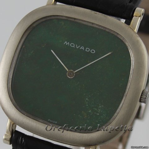 Movado oro bianco e giada WATCHES 2