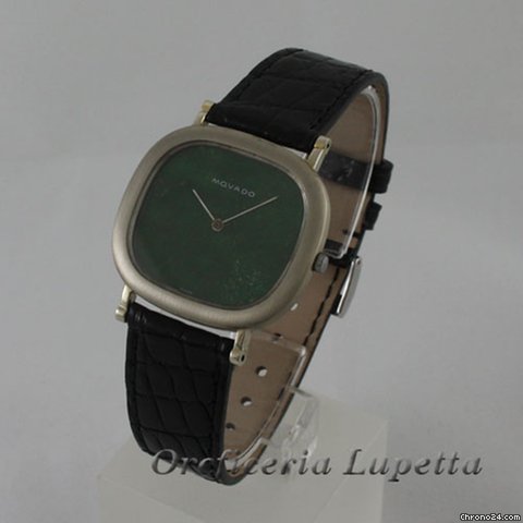 replica Movado oro bianco e giada WATCHES 1