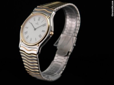 replica Ebel "Classic Wave" Herren 35mm Stahl/Gold WATCHES 1