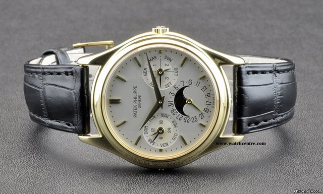 Patek Philippe YG Perpetual Calendar Silver Dial B&P 3940J WATCHES 2