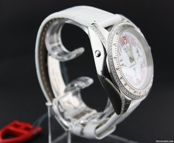 Tudor Chrono, Diamond bezel & shoulders with croco & rubber strap WATCHES 2