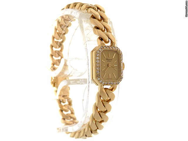replica Chopard " GenEve" 750/18K Gelbgold, 34 Brillanten WATCHES 1